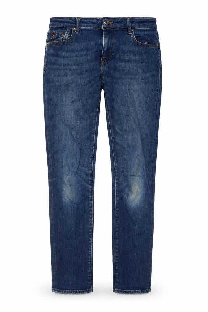 El Ganso Womens Blue Cotton Tapered Jeans Size 10 L30 in Regular Button