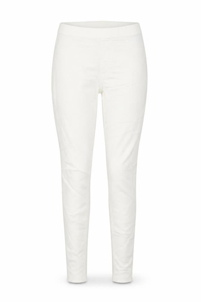 Marks and Spencer Womens Ivory Cotton Jegging Jeans Size 10 L30 in Regular