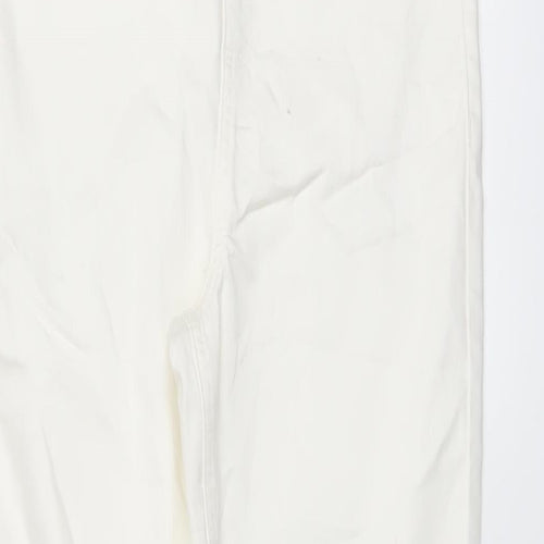 Marks and Spencer Womens Ivory Cotton Jegging Jeans Size 10 L30 in Regular