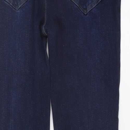 Fremont + Harris Mens Blue Cotton Skinny Jeans Size 34 in L31 in Regular Button