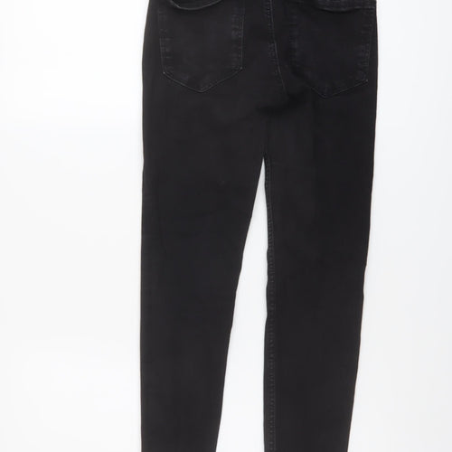 365 Denim Womens Black Cotton Skinny Jeans Size 10 L25 in Regular Button