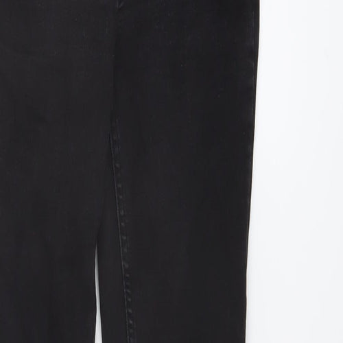 365 Denim Womens Black Cotton Skinny Jeans Size 10 L25 in Regular Button