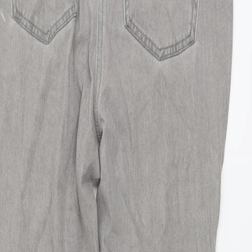 NEXT Womens Grey Cotton Jegging Leggings Size 12 L27 in