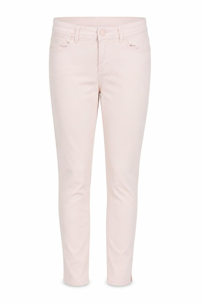 Peacocks Womens Pink Cotton Skinny Jeans Size 10 L25 in Regular Button