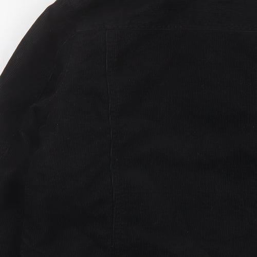 H&M Boys Black Jacket Size 13-14 Years Button