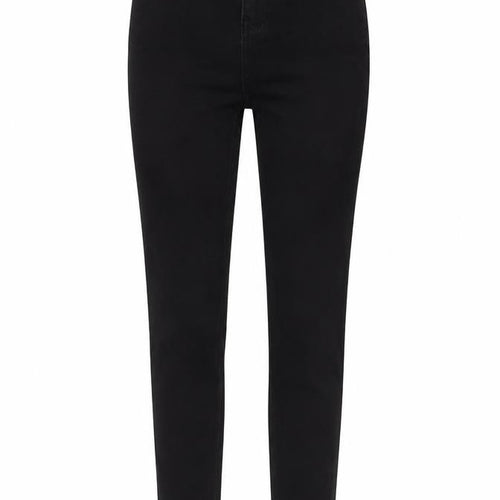Golddigga Womens Black Cotton Skinny Jeans Size 6 L29 in Regular Button