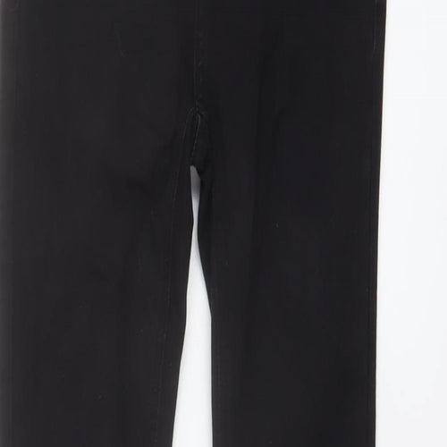 Golddigga Womens Black Cotton Skinny Jeans Size 6 L29 in Regular Button