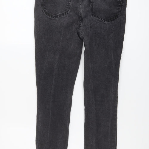 George Womens Black Cotton Skinny Jeans Size 12 L28 in Regular Button