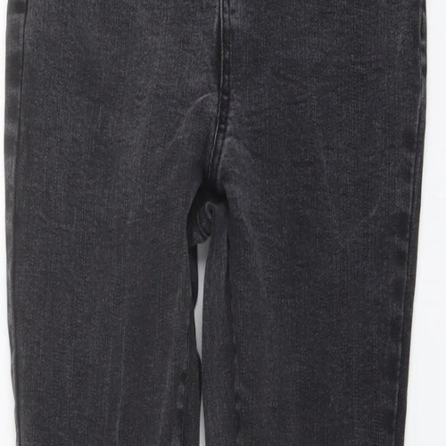 George Womens Black Cotton Skinny Jeans Size 12 L28 in Regular Button