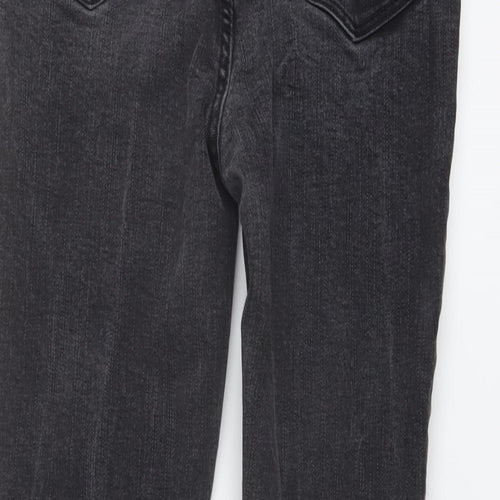 George Womens Black Cotton Skinny Jeans Size 12 L28 in Regular Button