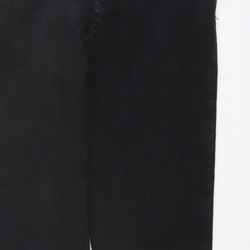 Denim & Co. Womens Black Cotton Skinny Jeans Size 10 L30 in Regular Button