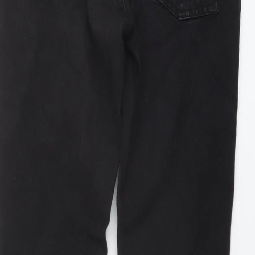 Denim & Co. Womens Black Cotton Skinny Jeans Size 10 L30 in Regular Button
