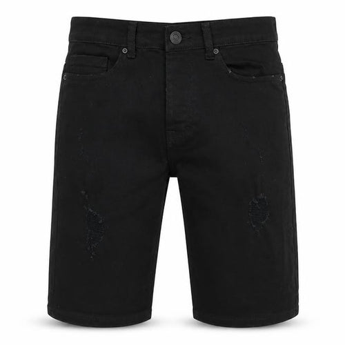 Denim & Co. Mens Black Cotton Bermuda Shorts Size 28 in L11 in Regular Button