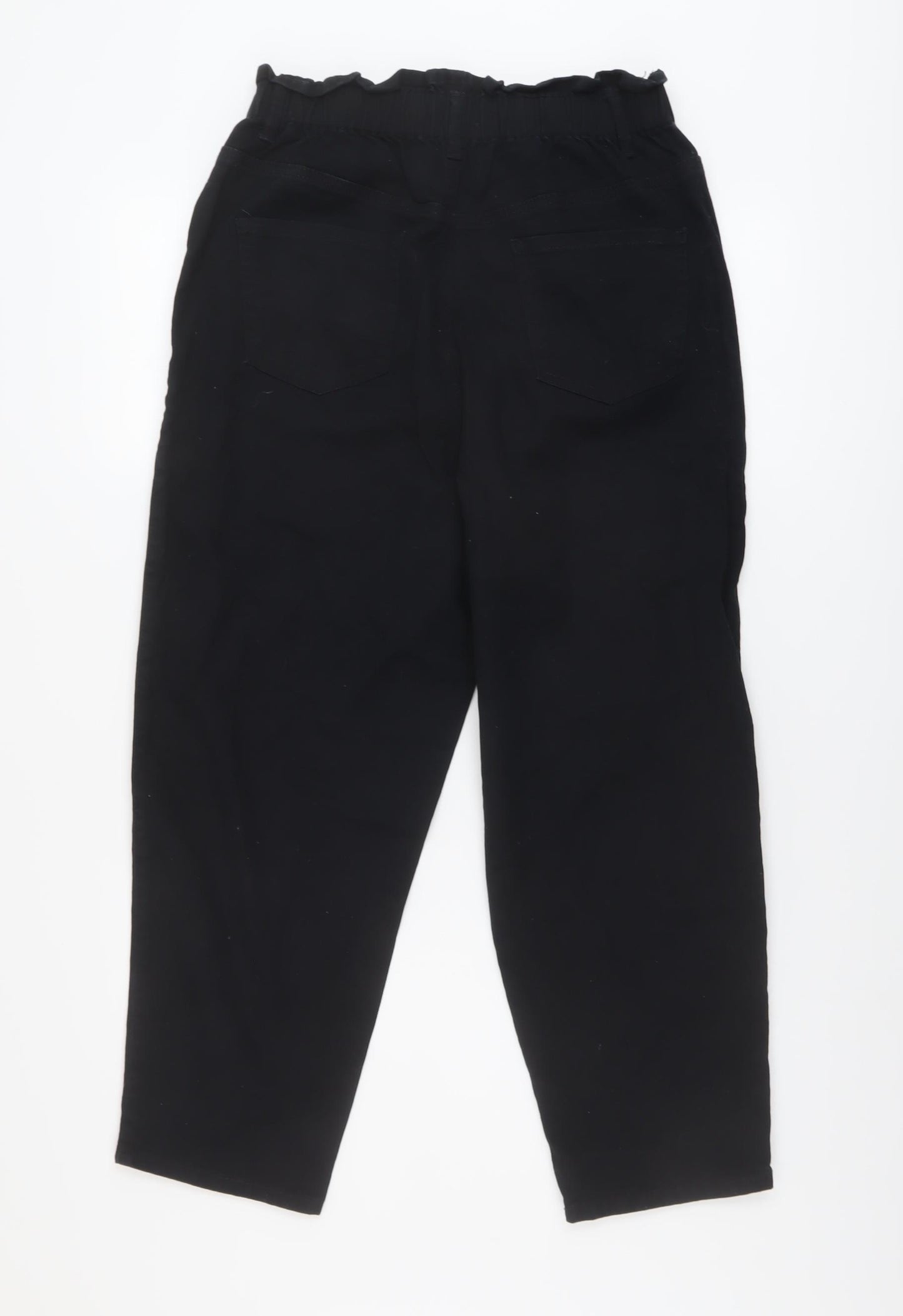 TU Womens Blue Cotton Mom Jeans Size 12 L25 in Regular Button