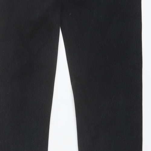 Topman Mens Black Cotton Skinny Jeans Size 28 in L29 in Regular Button