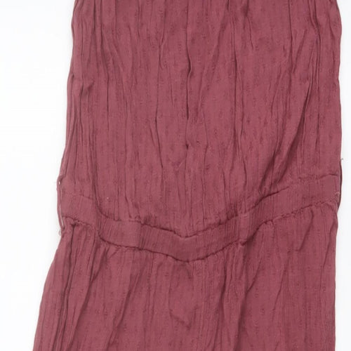 NEXT Womens Pink Viscose Jumpsuit One-Piece Size 10 Pullover