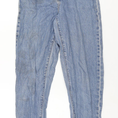 Levi's Womens Blue Cotton Tapered Jeans Size 24 in L27 in Regular Zip