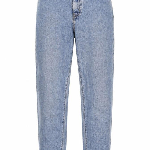 Levi's Womens Blue Cotton Tapered Jeans Size 24 in L27 in Regular Zip