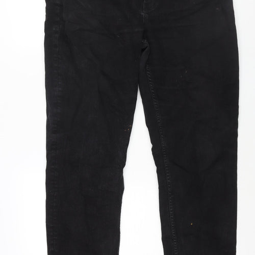 Timberland Mens Black Cotton Tapered Jeans Size 40 in L34 in Regular Zip