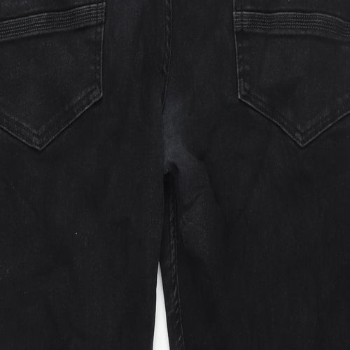 Timberland Mens Black Cotton Tapered Jeans Size 40 in L34 in Regular Zip