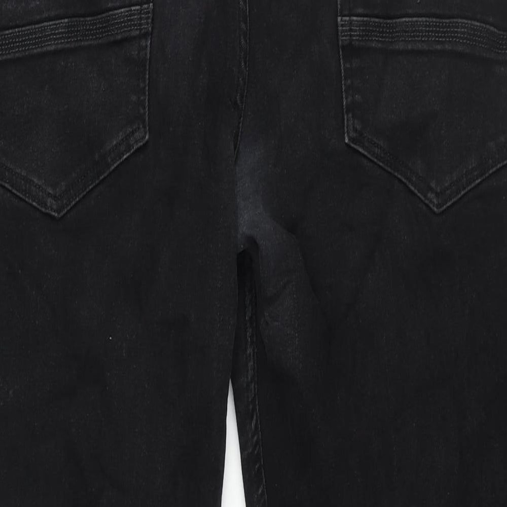 Timberland Mens Black Cotton Tapered Jeans Size 40 in L34 in Regular Zip