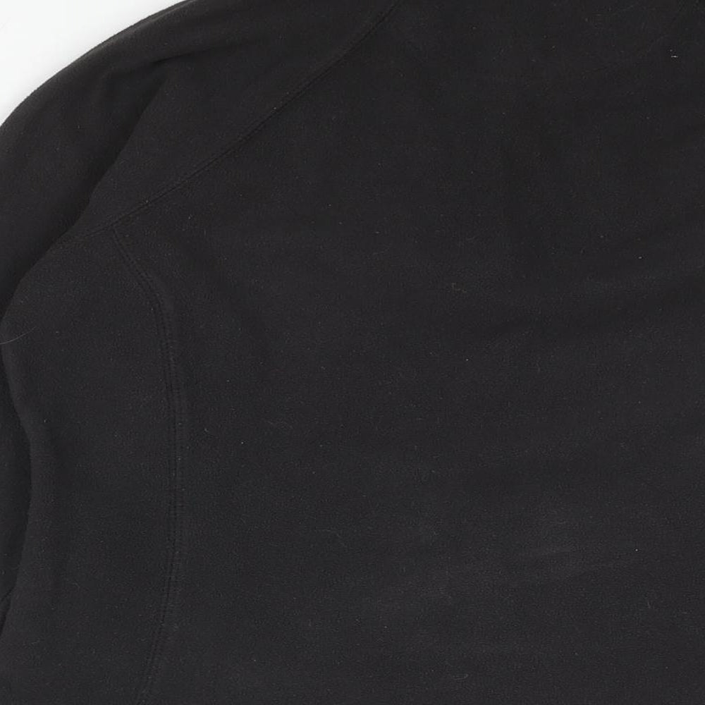 Peter Storm Womens Black Polyester Pullover Sweatshirt Size 10 Zip
