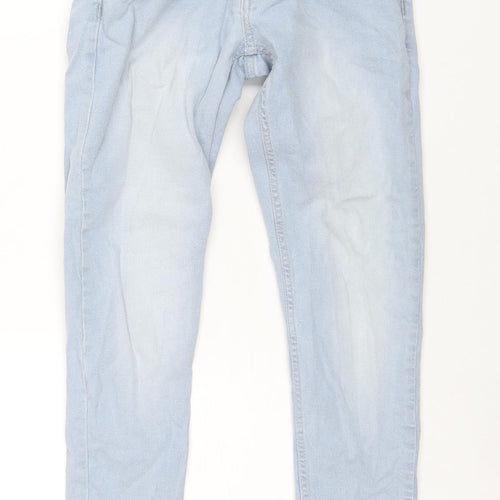 Nuon Mens Blue Cotton Skinny Jeans Size 30 in L27 in Regular Zip