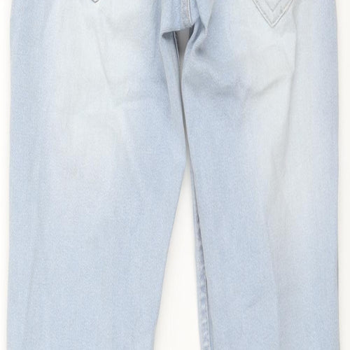 Nuon Mens Blue Cotton Skinny Jeans Size 30 in L27 in Regular Zip