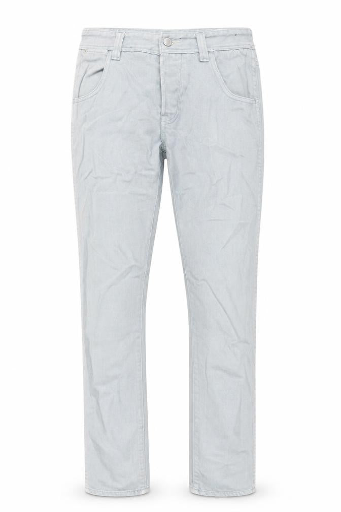 Topman Womens Blue Cotton Straight Jeans Size 30 L29 in Regular Zip