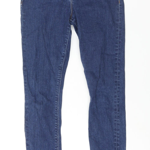 ASOS Mens Blue Cotton Skinny Jeans Size 28 in L28 in Regular Zip