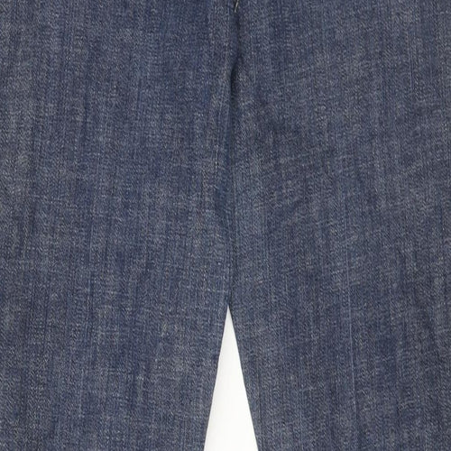 NEXT Womens Blue Cotton Skinny Jeans Size 14 L29 in Regular Zip