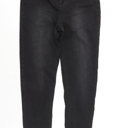 Very Womens Black Cotton Skinny Jeans Size 26 in L26 in Regular Zip