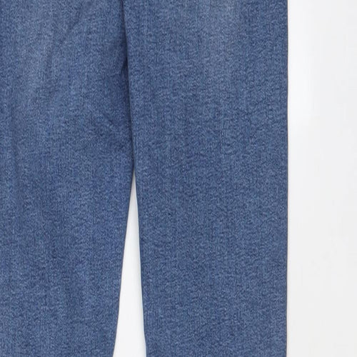 Topshop Womens Blue Cotton Skinny Jeans Size 26 in L27 in Regular Zip