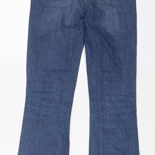 BDG Womens Blue Cotton Flared Jeans Size 30 in L32 in Regular Zip