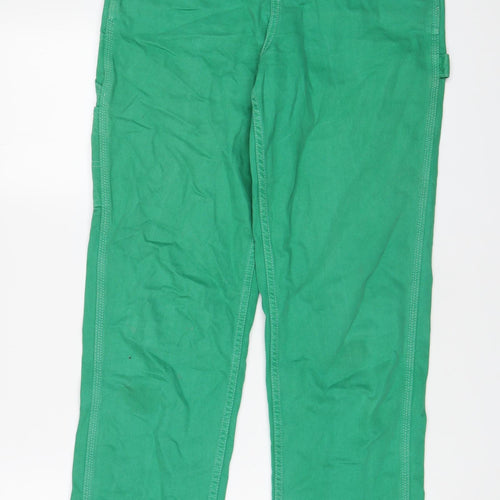BDG Womens Green Cotton Straight Jeans Size 26 in L29 in Regular Zip