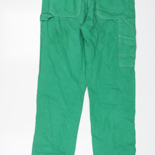BDG Womens Green Cotton Straight Jeans Size 26 in L29 in Regular Zip
