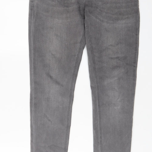 Asylum Mens Red Cotton Skinny Jeans Size 32 in L29 in Regular Button