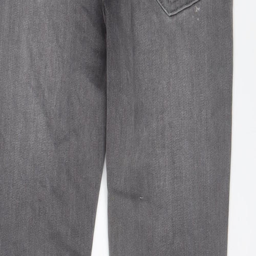 Asylum Mens Red Cotton Skinny Jeans Size 32 in L29 in Regular Button