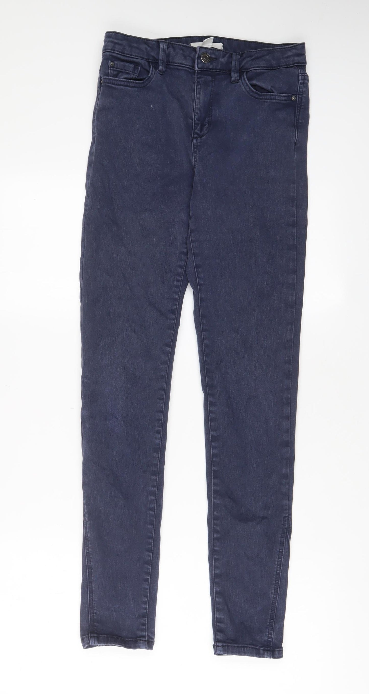Esprit Womens Blue Cotton Skinny Jeans Size 10 L29 in Regular Zip