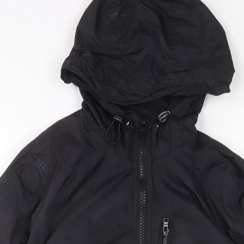 ASOS Mens Black Jacket Size XS Zip - Zip Pockets