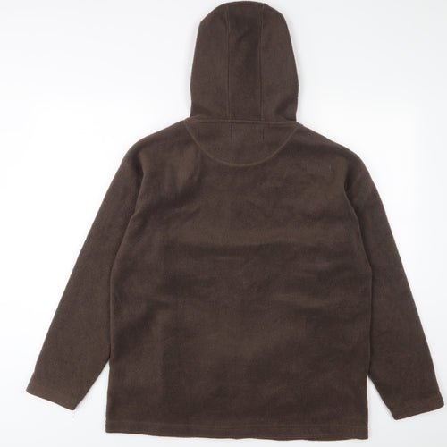 Nouveau Edition Mens Brown Jacket Size M Zip - Pockets
