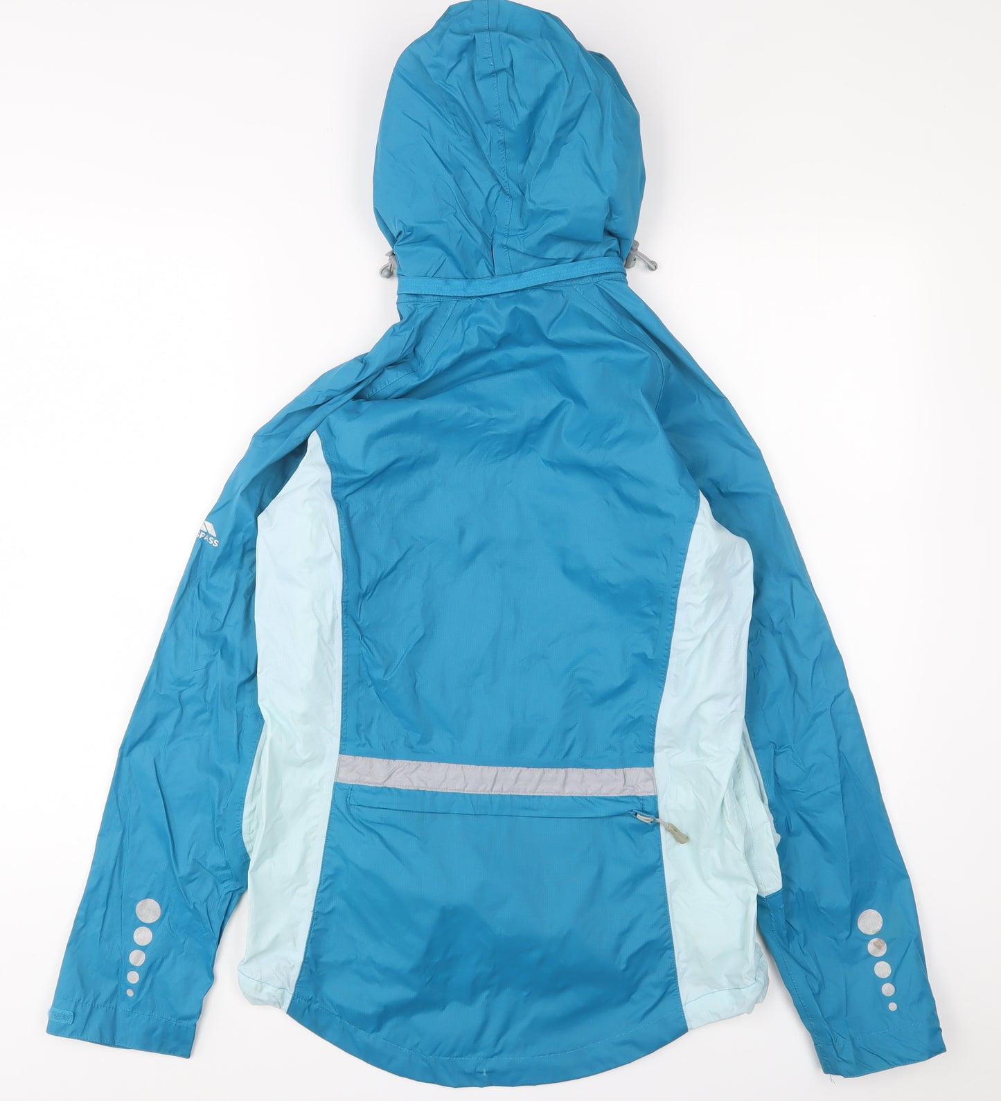 Trespass Womens Blue Jacket Coat Size M Zip - Zip Pockets