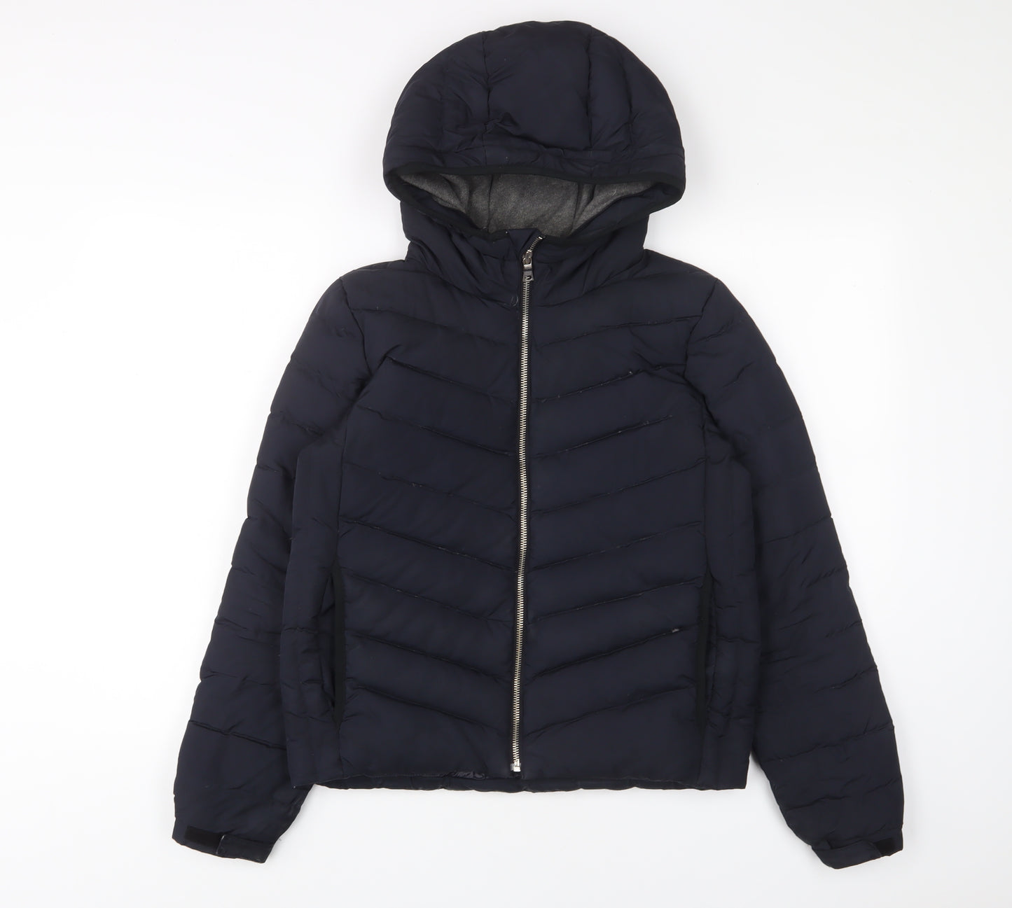 Gap Womens Blue Quilted Coat Size XS Zip - Pockets
