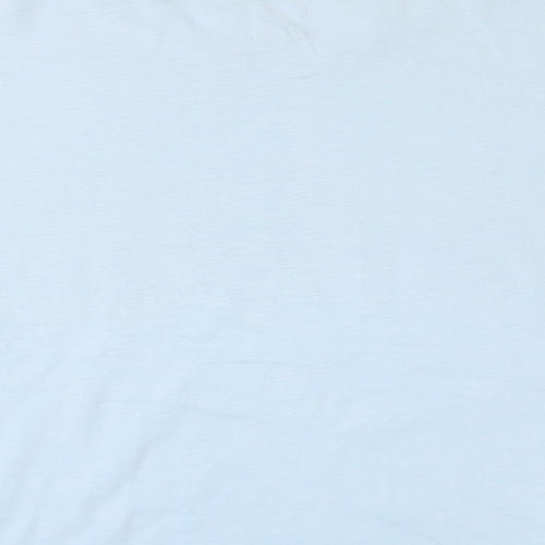 Saltrock Womens Blue Cotton Basic T-Shirt Size 16 Boat Neck