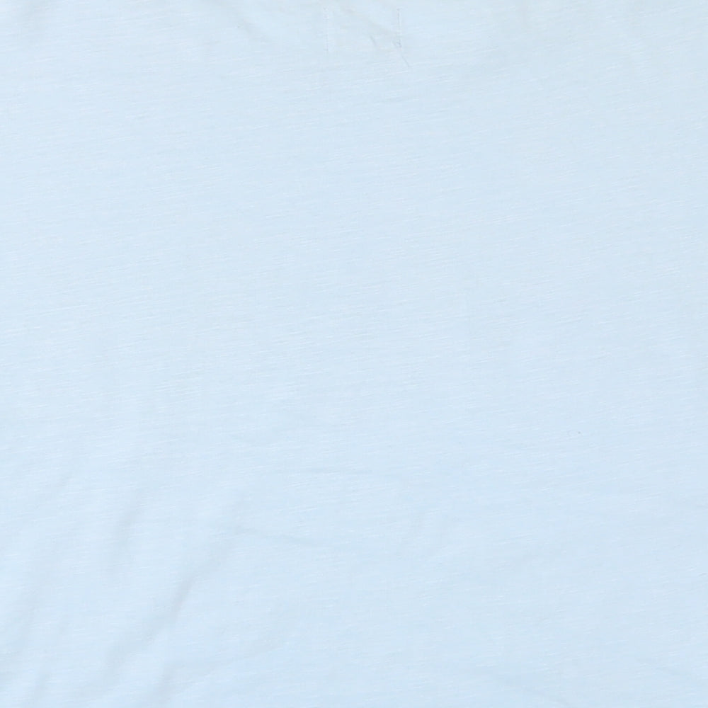 Saltrock Womens Blue Cotton Basic T-Shirt Size 16 Boat Neck