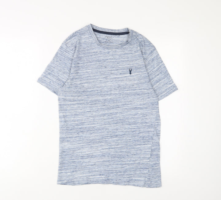 NEXT Mens Blue Cotton T-Shirt Size XS Crew Neck