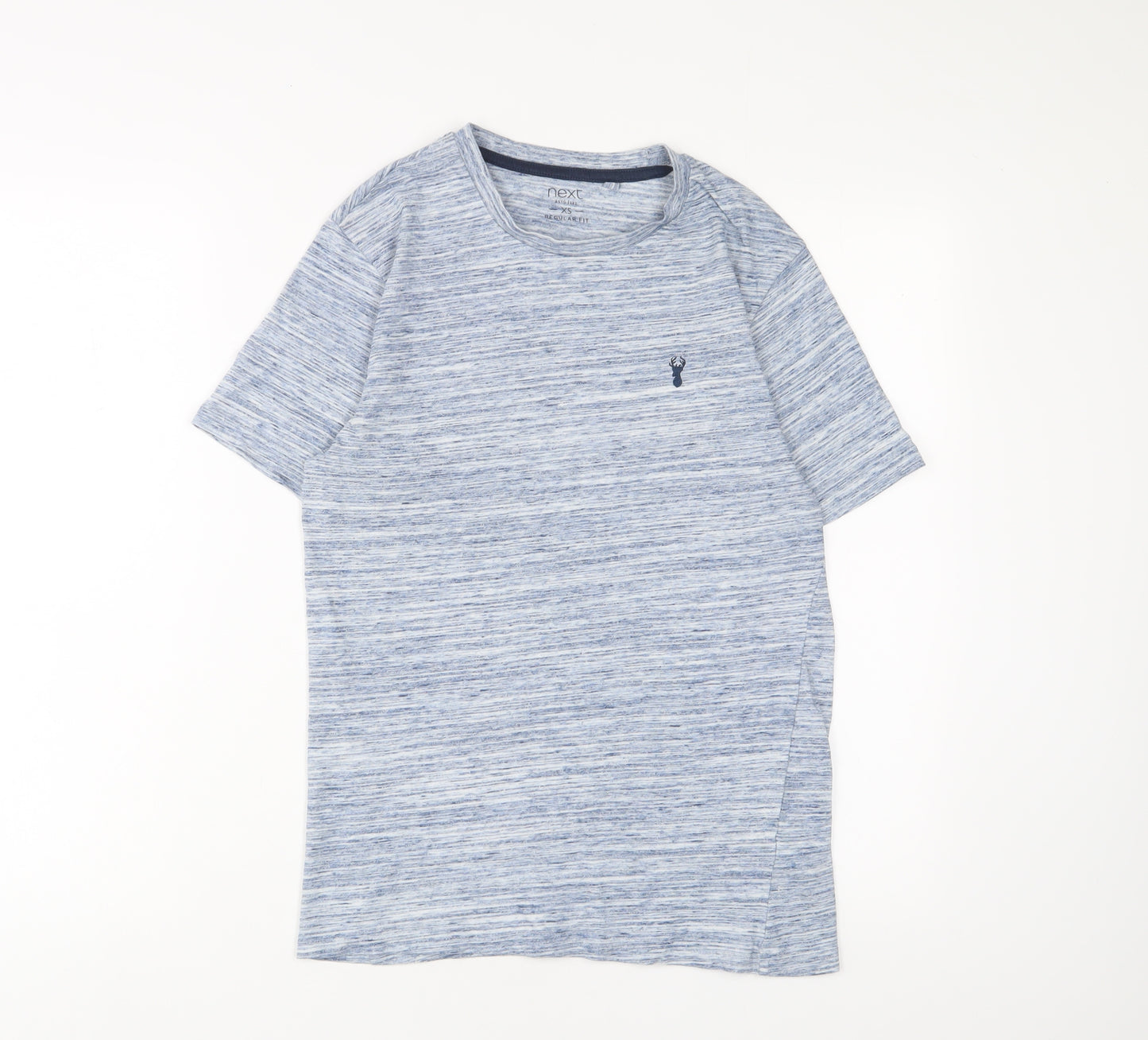 NEXT Mens Blue Cotton T-Shirt Size XS Crew Neck