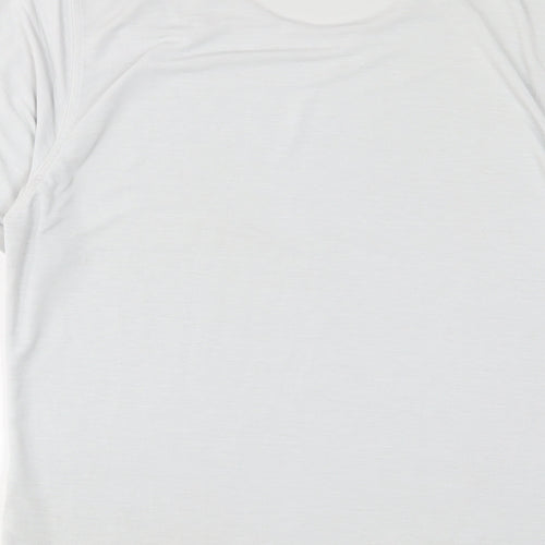 Rohan Womens Grey Polyester Basic T-Shirt Size S Crew Neck