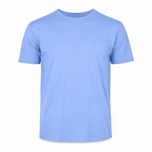 Atlantic Bay Mens Blue Cotton T-Shirt Size M Crew Neck