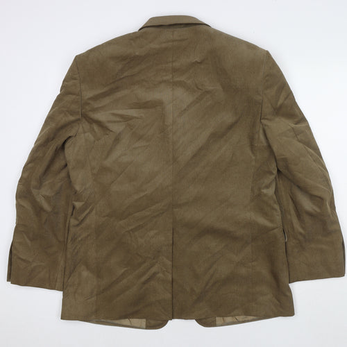 Marks and Spencer Mens Brown Polyester Jacket Suit Jacket Size 42 Regular